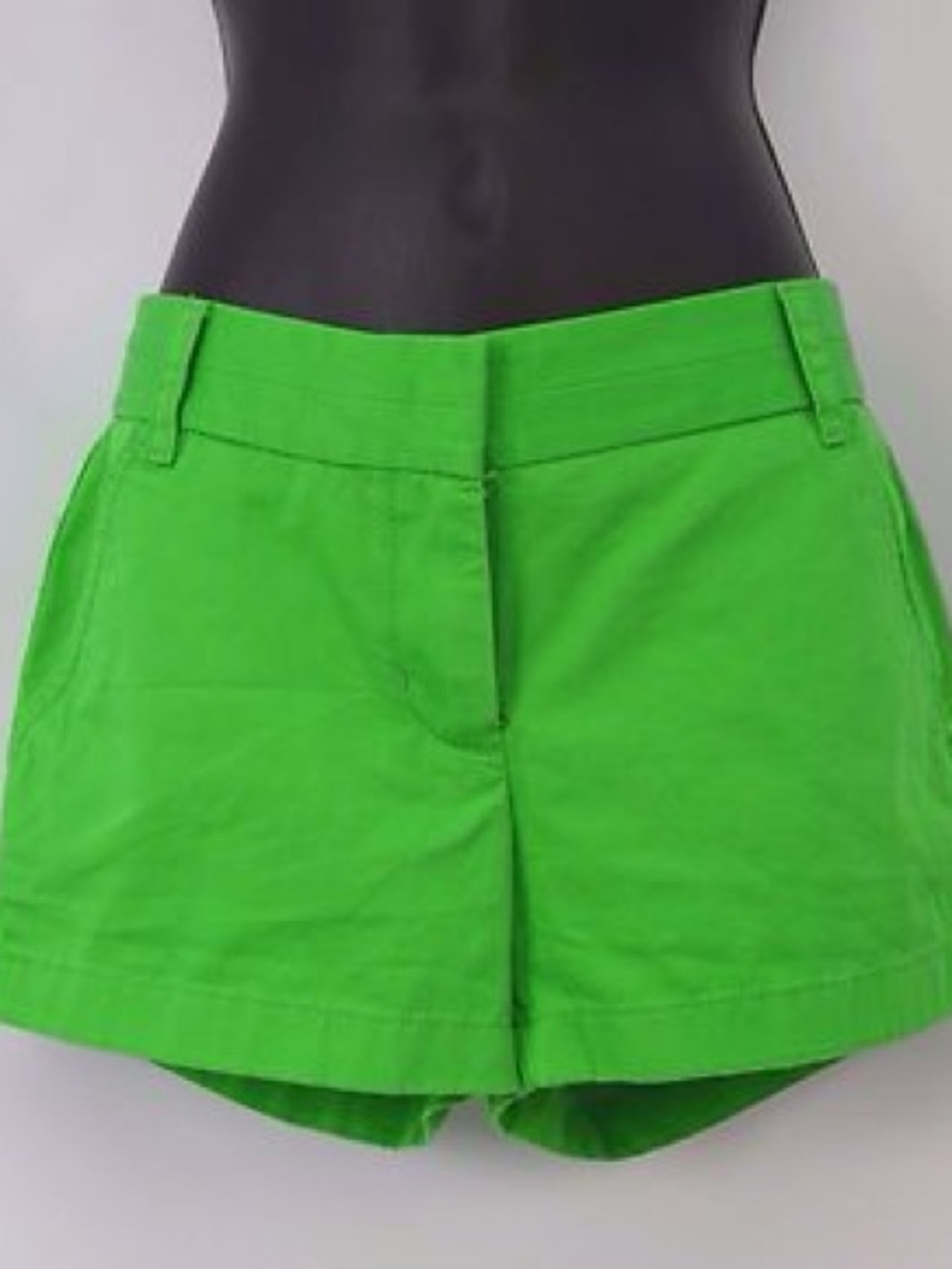 J.Crew Broken-In Bright Green Chino shorts Sz.6